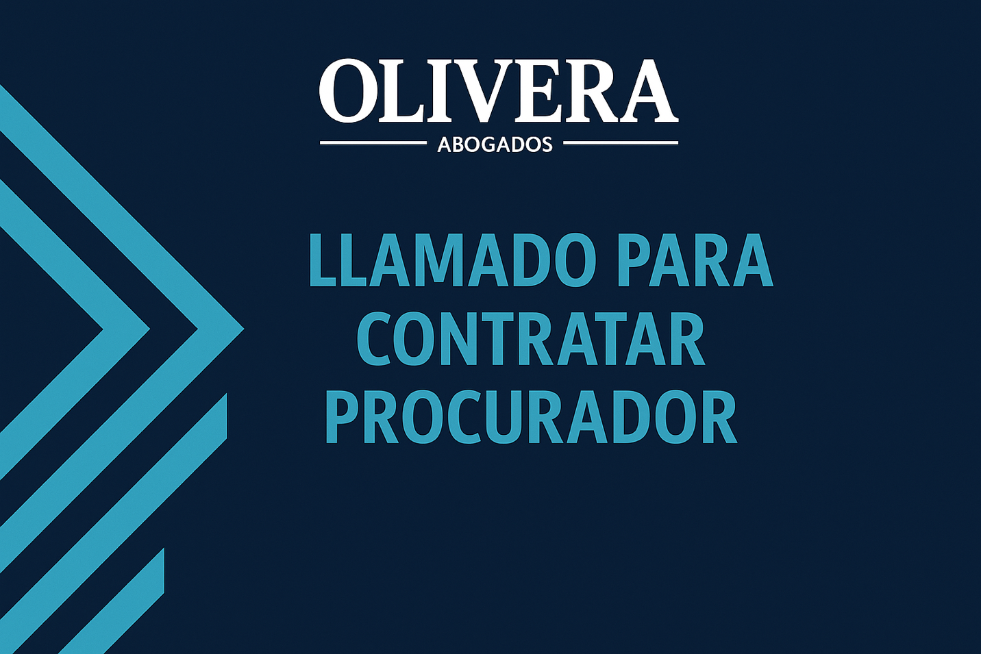 Llamado para contratar Procurador